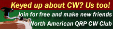 North American QRP CW Club banner